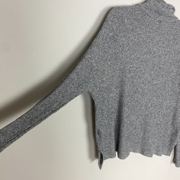 Aerie Ribbed Long Sleeve Turtleneck Dolman Sleeves Slouchy Boxy Womens Small - Picture 5 of 6